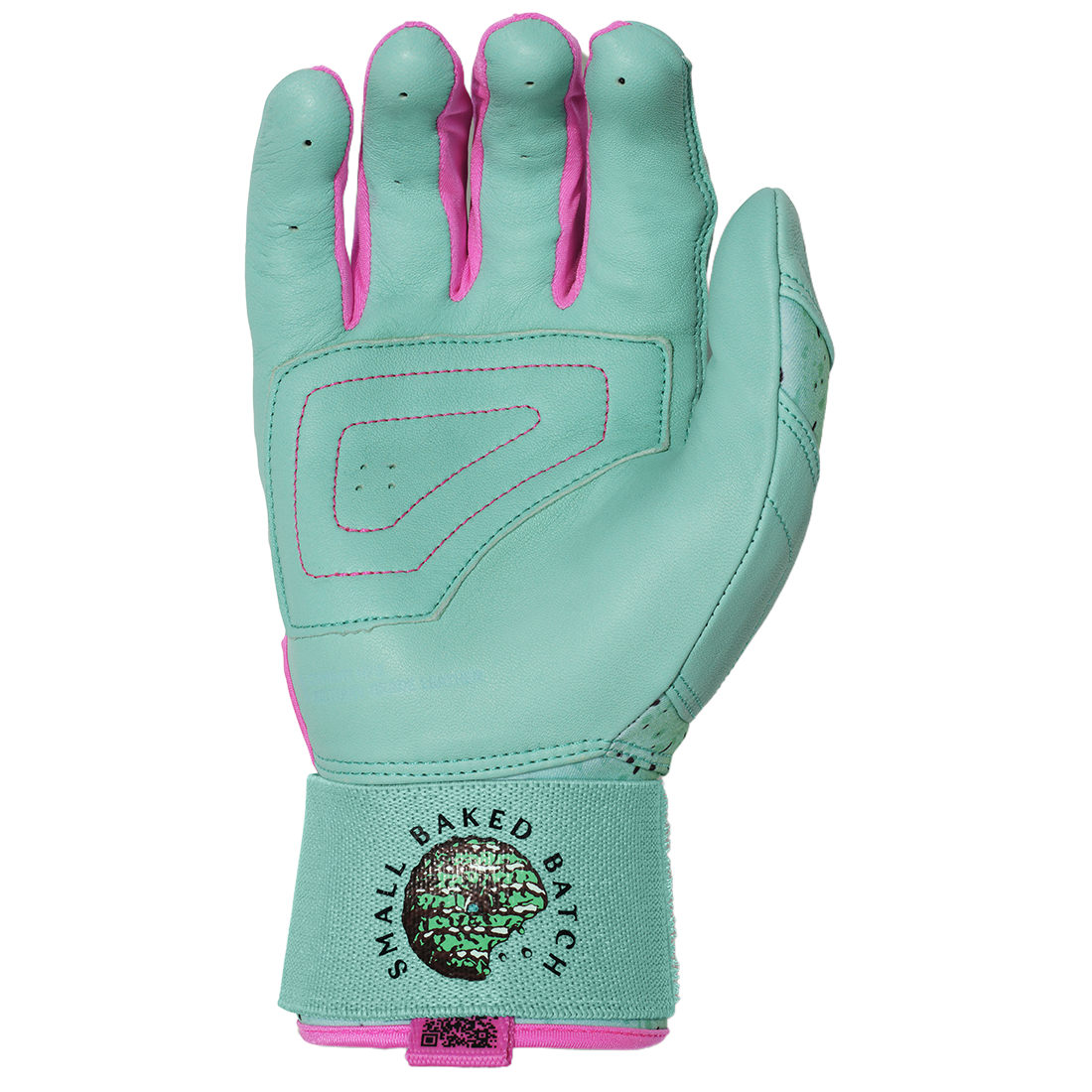 COMBAT MFG Cookie Jar Long Strap Batting Gloves: Mint