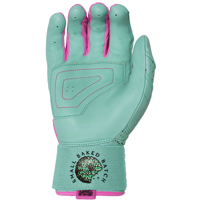 COMBAT MFG Cookie Jar Long Strap Batting Gloves: Mint