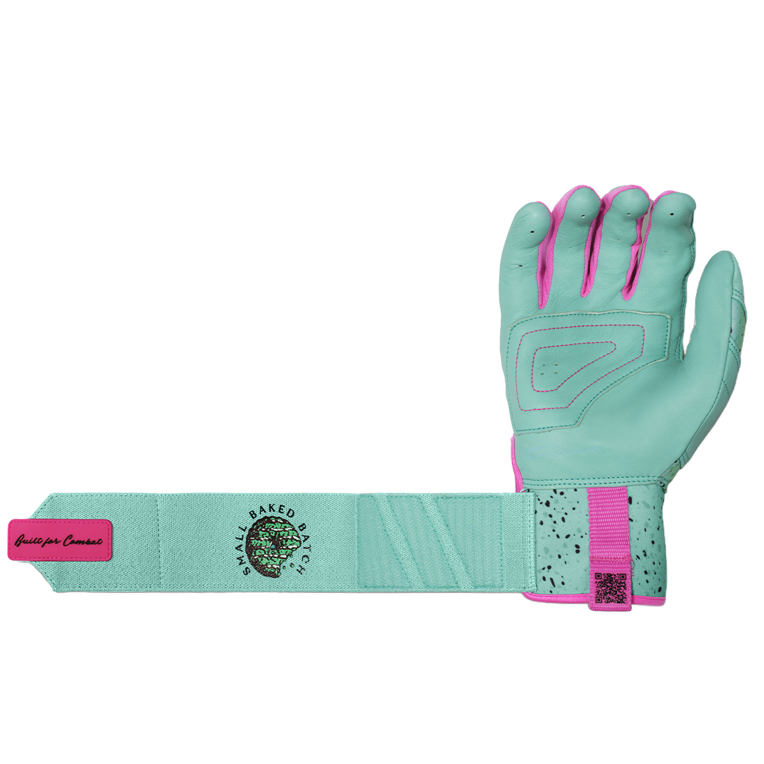 COMBAT MFG Cookie Jar Long Strap Batting Gloves: Mint