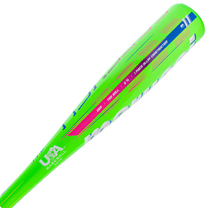 2027 RCKLESS (-11) Tee Ball Baseball Bat: Green