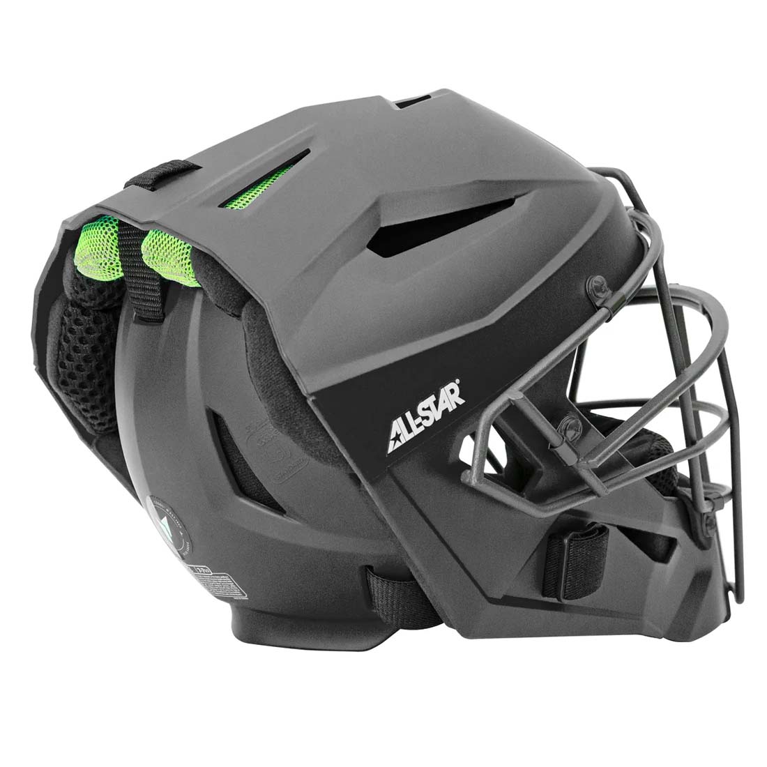 All Star MVP-PRO Catcher's Helmets: MVP5 Back Image on a white background
