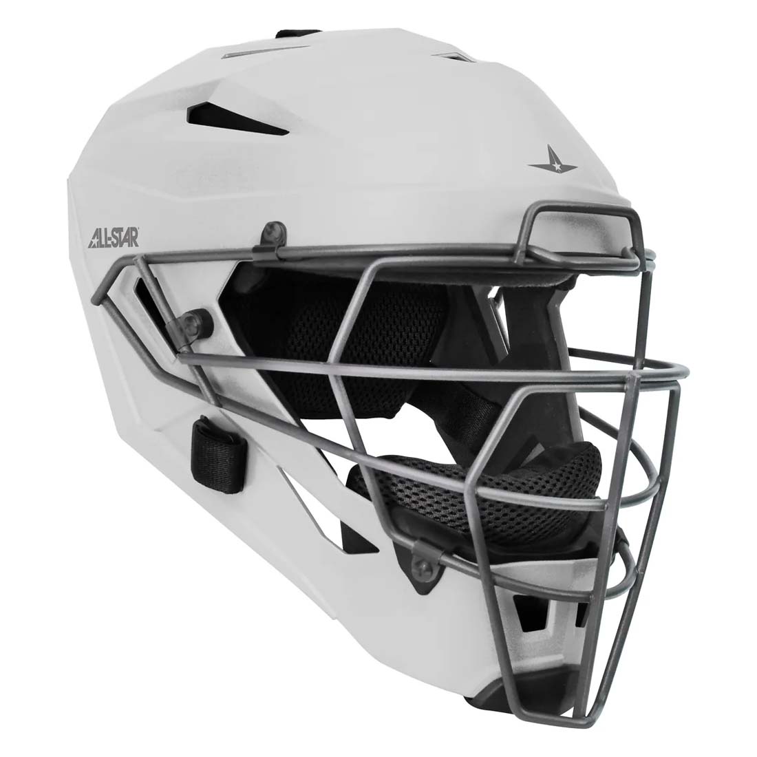 White All Star MVP-PRO Catcher's Helmets: MVP5
