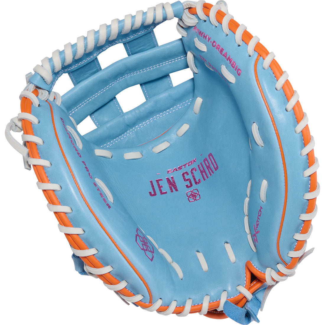 easton jen schro elite diamond pro steer usa leather catchers mitt