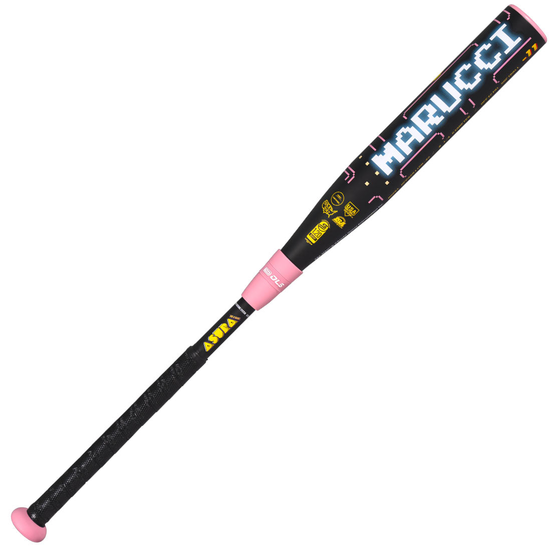 2026 Marucci Asura Rise Pac-Man Fastpitch Softball Bat -11 on a white background