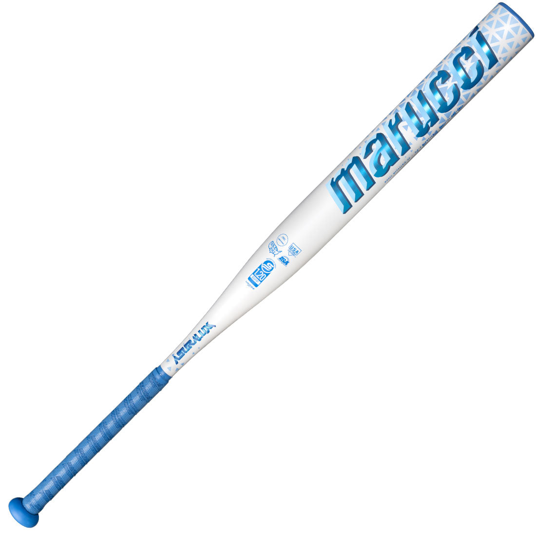Marucci One Piece Asura LUX Rise Fastpitch Bat on a white background