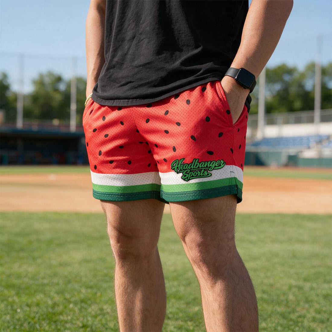 Made from 100% polyester mesh to keep you cool, lightweight, and comfortable during warm-weather action.