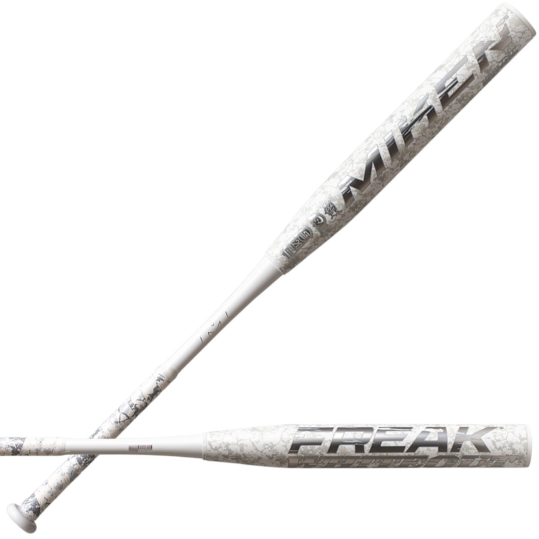 Miken Freak Whiteout 2-Piece Maxload 13" USSSA Slowpitch Bat: