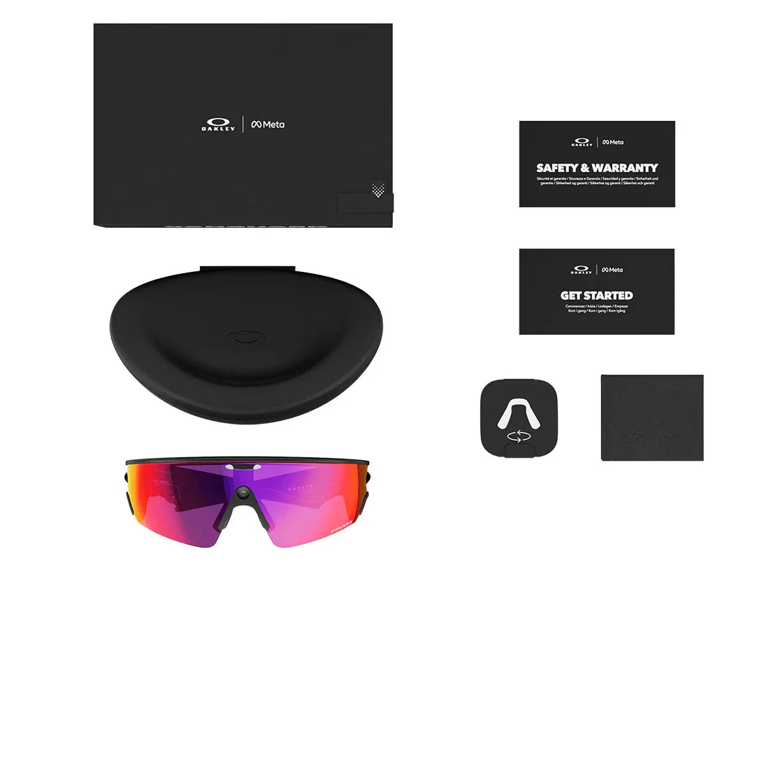 Oakley Meta Vanguard: Prizm Road Lenses, Black Frame