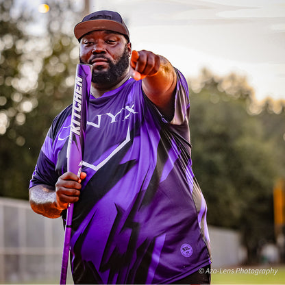 Big Chef Pointing at the camera with his new Onyx The Kitchen Exclusive Bat