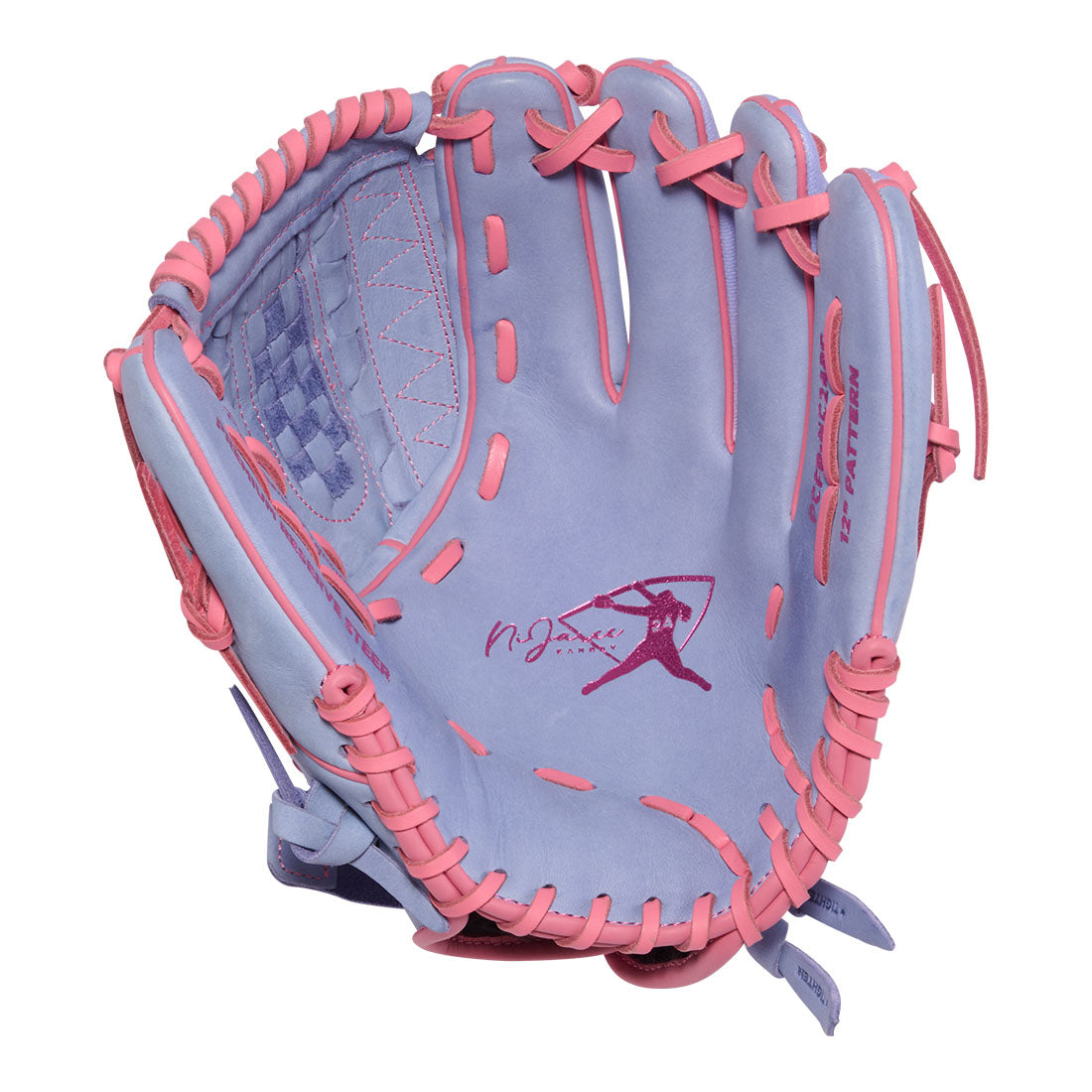 Easton Professional Collection Fastpitch 12 inch utility glove in purple and pink