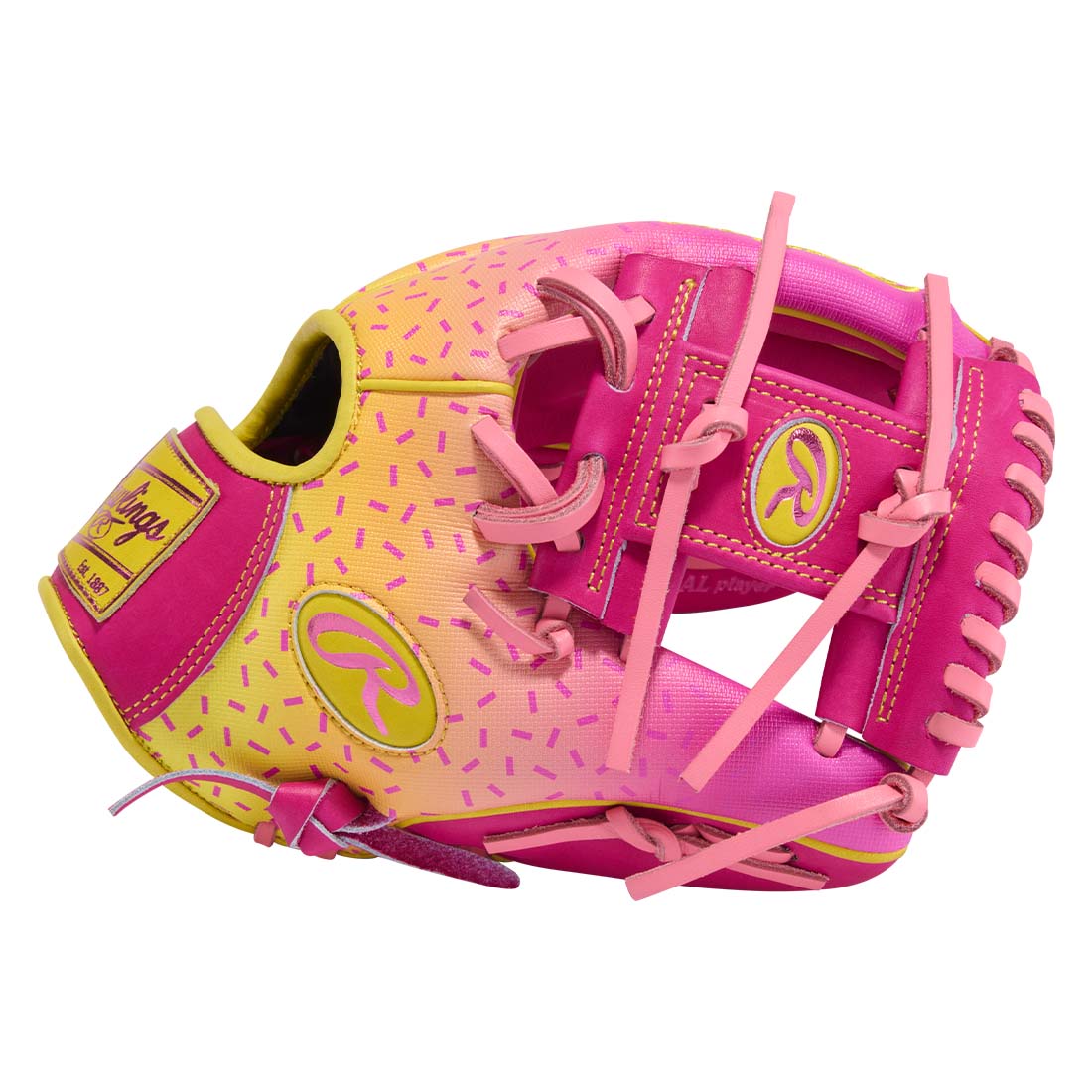 Rawlings Heart of the Hide Spring Break Edition 11.5" Infield Baseball Glove: PROR204-2BEP on a white background