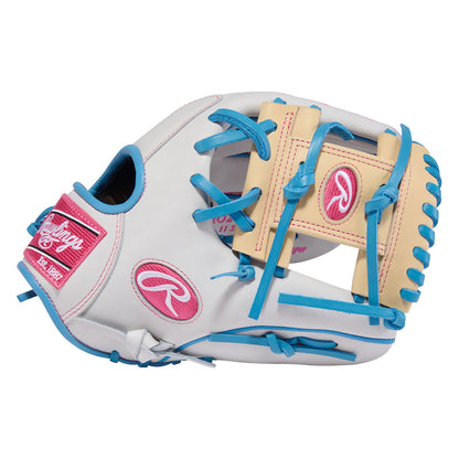 Rawlings Heart of the Hide 11.75 inch infield glove wrist and hand stall detail