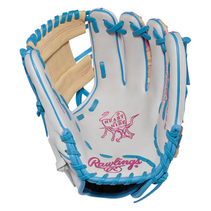 Rawlings Heart of the Hide 200 pattern infield glove pocket close up