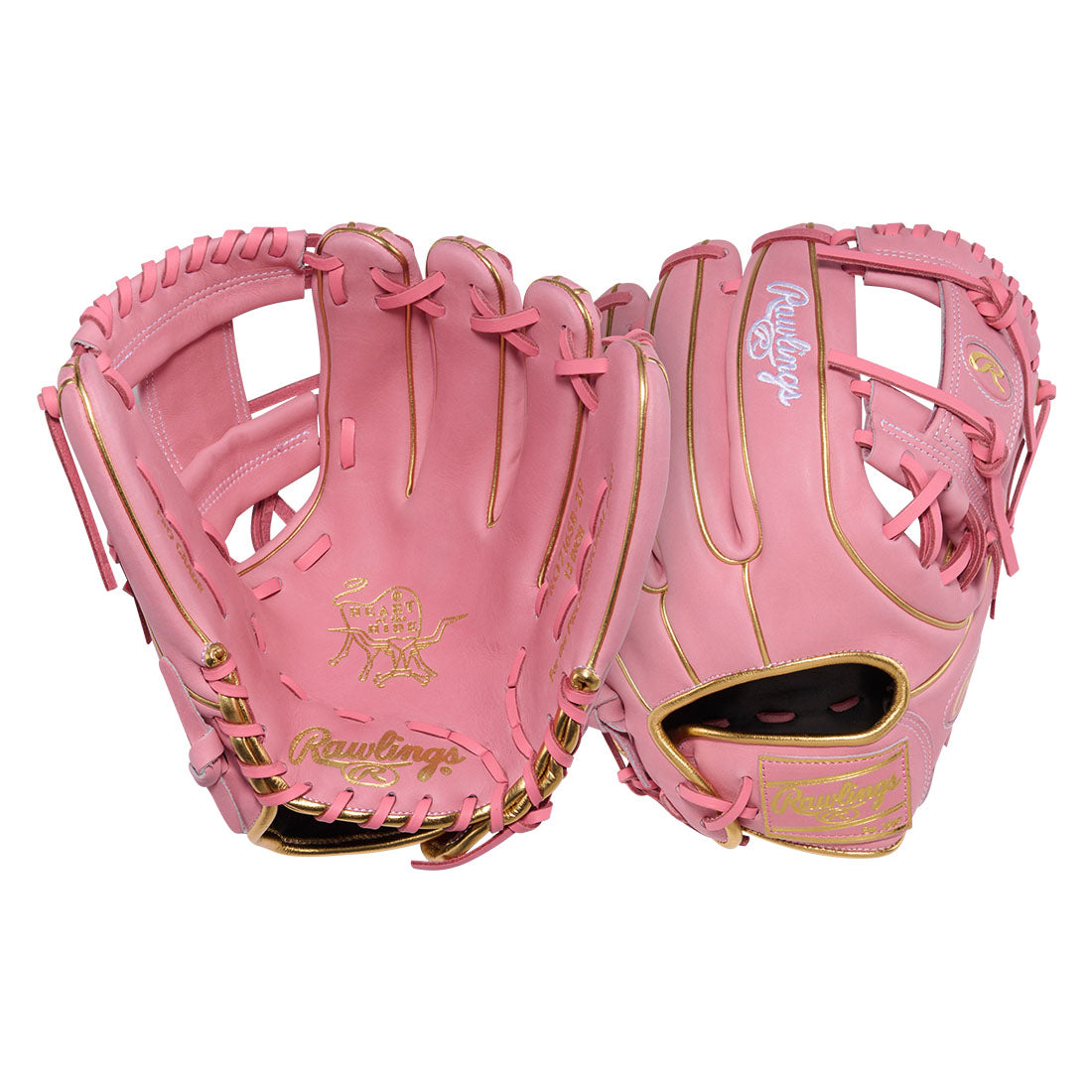 Rawlings Heart of the Hide 12” utility glove with steerhide leather, Pro I Web, added coverage, and classic field-ready control.