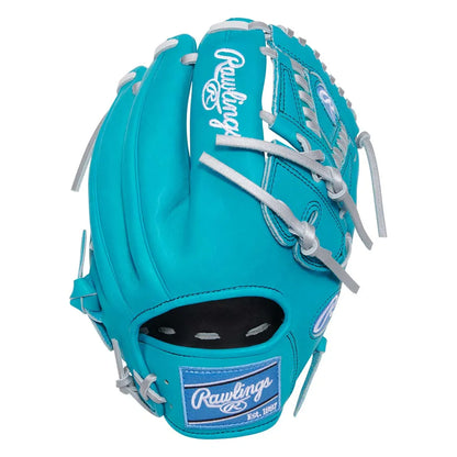 Rawlings Heart of the Hide PROR205-30TECB 11.75" Glove – Blue/Silver, Two-Piece Closed Web