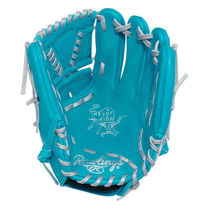 Rawlings Heart of the Hide PROR205-30TECB 11.75" Glove – Blue/Silver, Two-Piece Closed Web