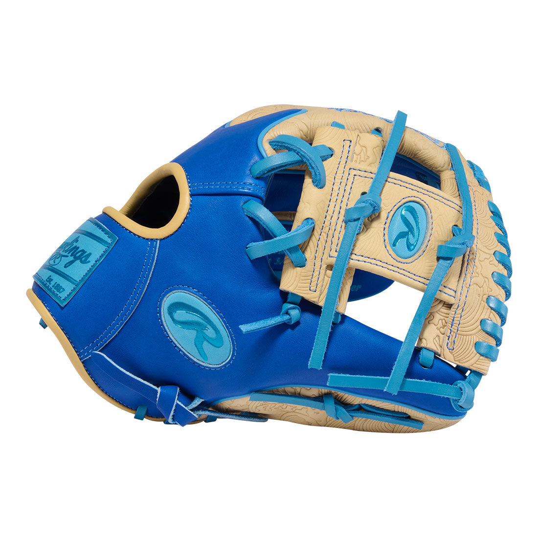 Rawlings Heart of the Hide Pro I Web infield glove detail