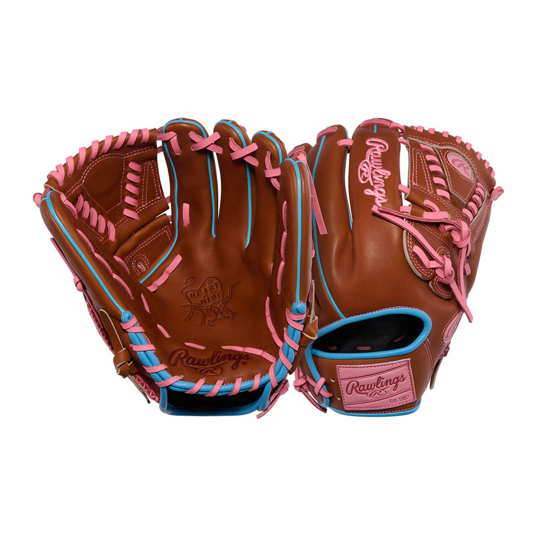 Rawlings Heart of the Hide 12 inch utility glove Laced Two-Piece Web