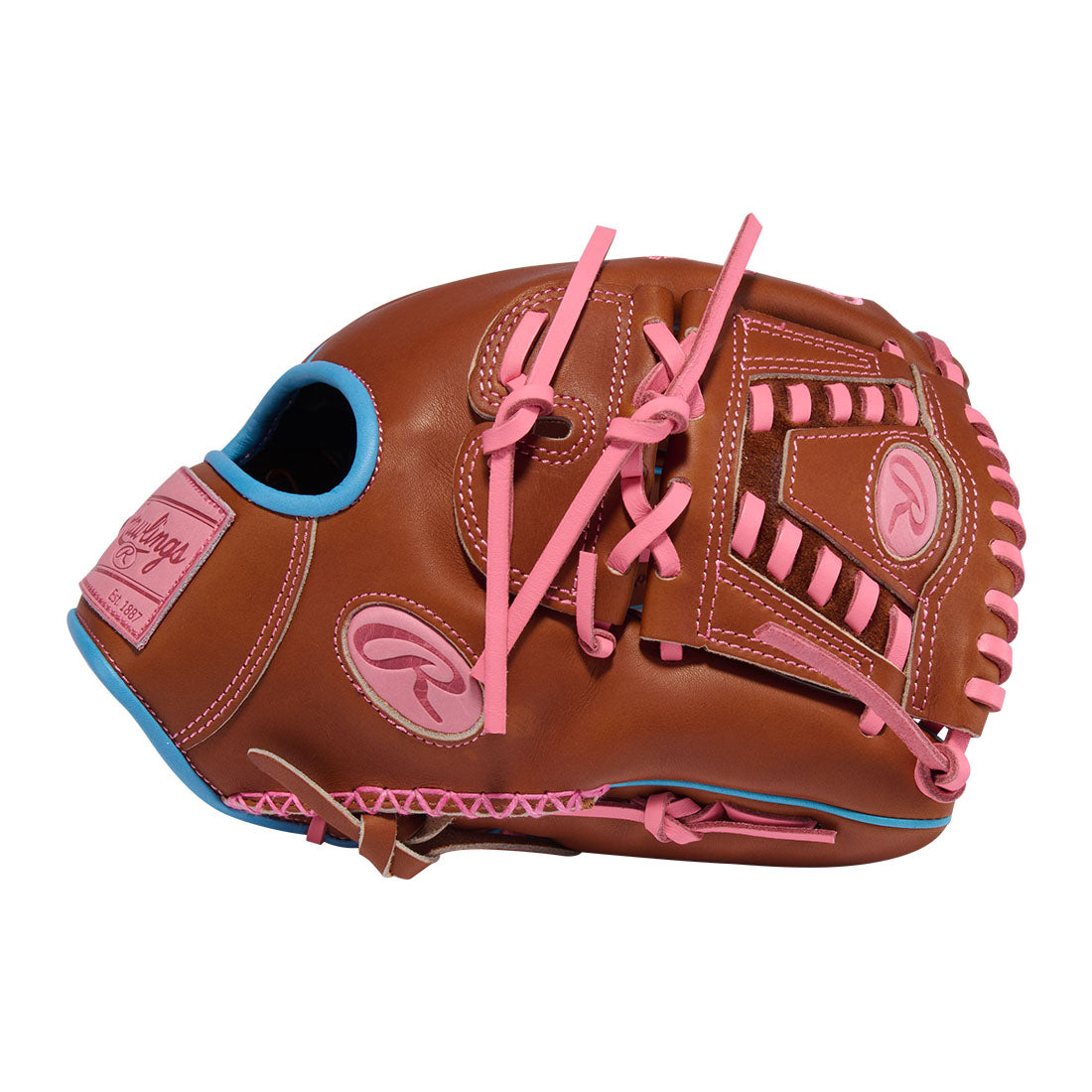 Rawlings Heart of the Hide 200 pattern utility glove pocket close up