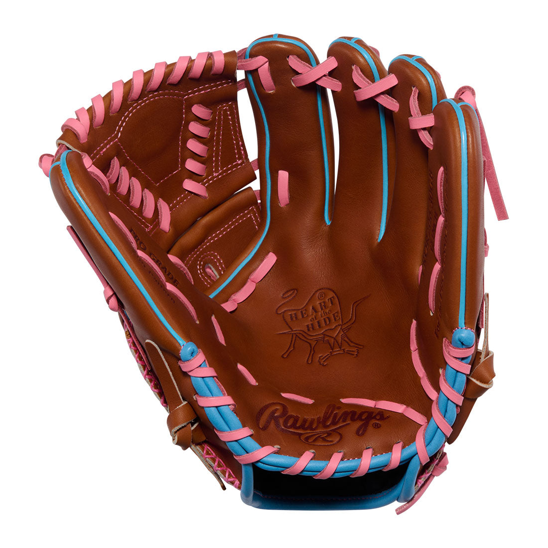 Rawlings Heart of the Hide 200 pattern utility glove pocket close up