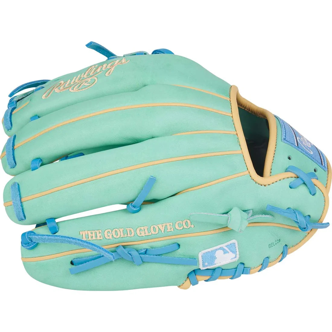 Rawlings Heart of the Hide PROR2175-2M 11.75" Infield Glove – Teal/Blue/Blonde, I-Web, R2G