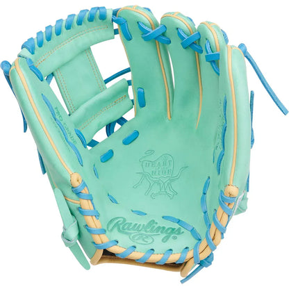Rawlings Heart of the Hide PROR2175-2M 11.75" Infield Glove – Teal/Blue/Blonde, I-Web, R2G