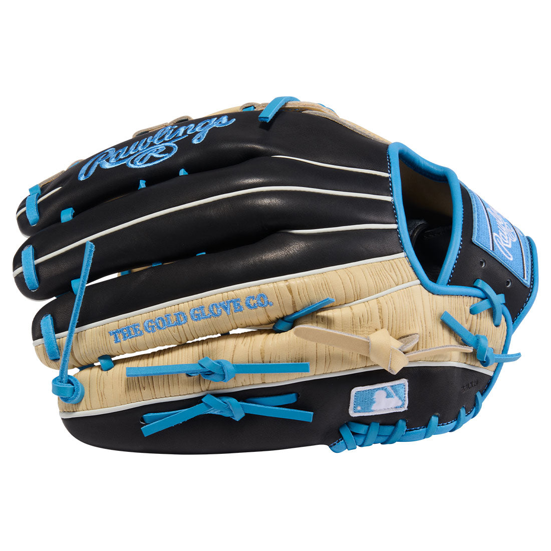 Rawlings Heart of the Hide steerhide outfield baseball glove side profile