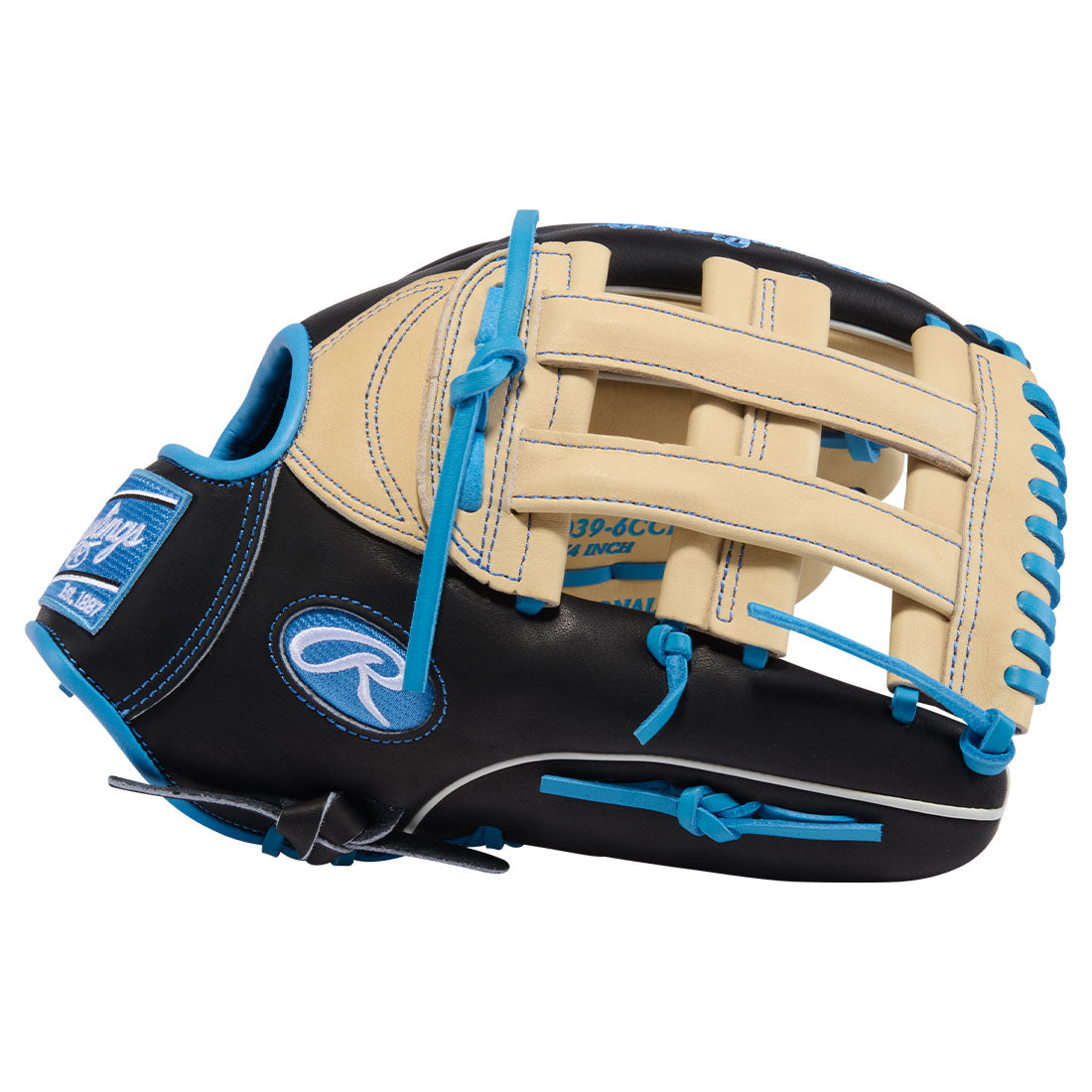 Rawlings Heart of the Hide outfield glove Pro H Web detail