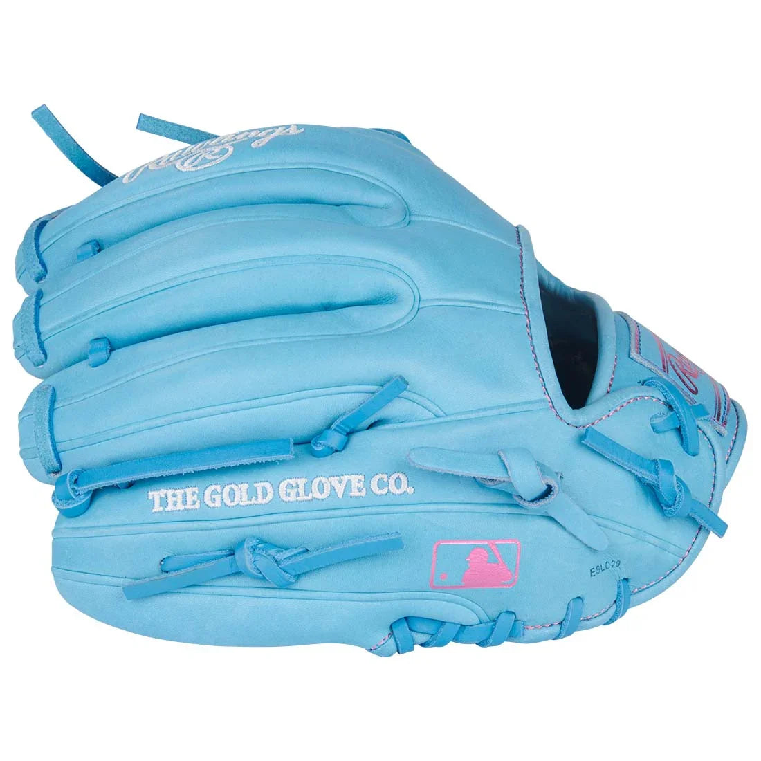 Rawlings Heart of the Hide PROR314-2CBCB 11.5" Infield Baseball Glove – Blue/Pink, I-Web, R2G quick break-in