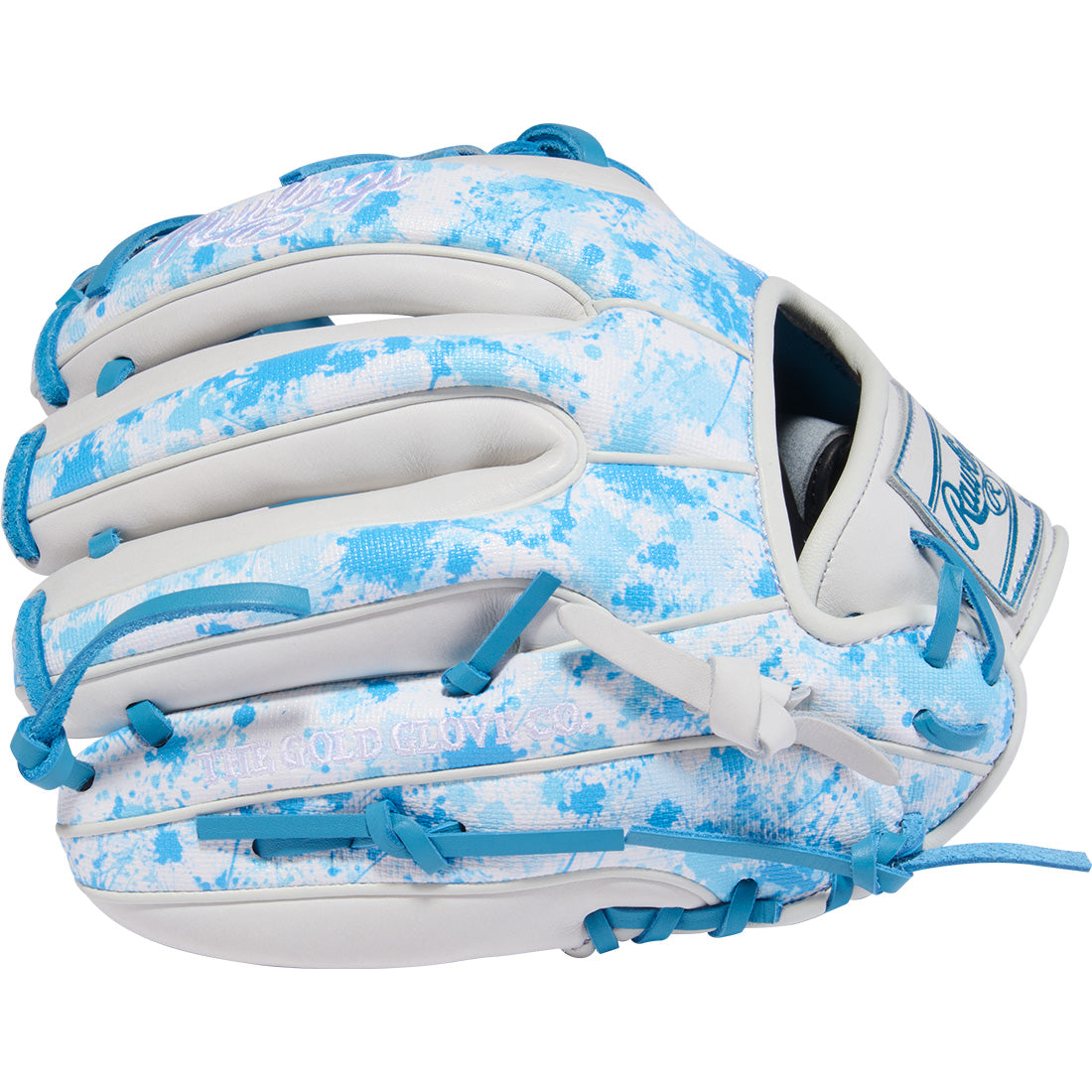 rawlings columbia blue white heart of the hide glove
