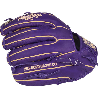 Rawlings Heart of the Hide PROR315-2WC 11.75" Infield Glove – Blonde/Purple, I-Web, R2G