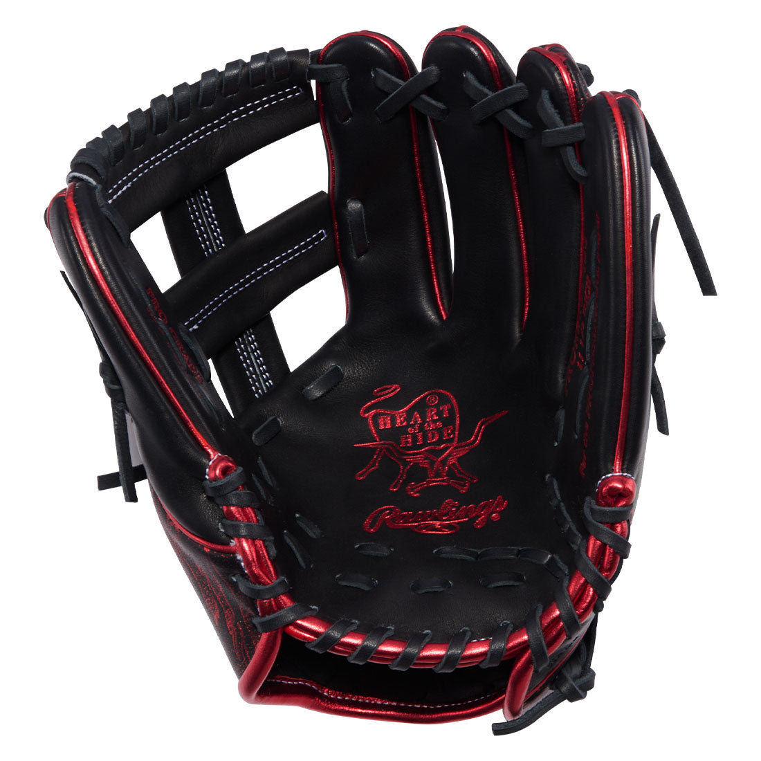 Rawlings Heart of the Hide 11.5 inch infield glove pocket close up