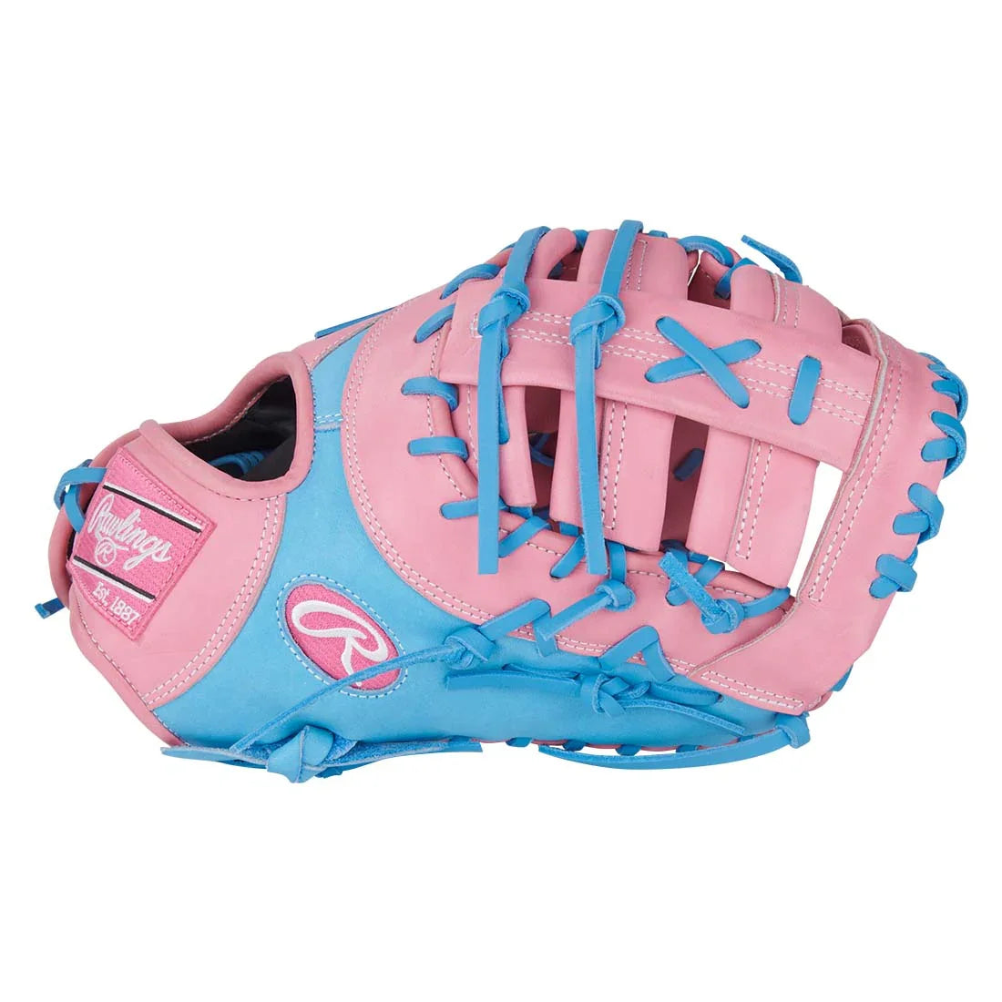 Rawlings Heart of the Hide PRORDCTU-10PCB 12.25" First Base Mitt – DCT pattern, Single Post Double Bar web, R2G quick break-in