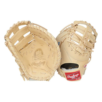 Rawlings Pro Preferred PROSBH3 13" Bryce Harper First Base Mitt – Blonde, Single Post Double Bar, kip leather, stiff player break-in