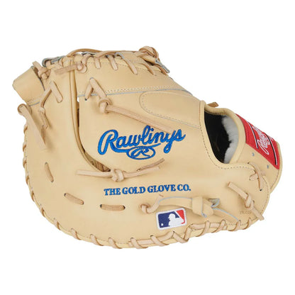 Rawlings Pro Preferred PROSBH3 13" Bryce Harper First Base Mitt – Blonde, Single Post Double Bar, kip leather, stiff player break-in