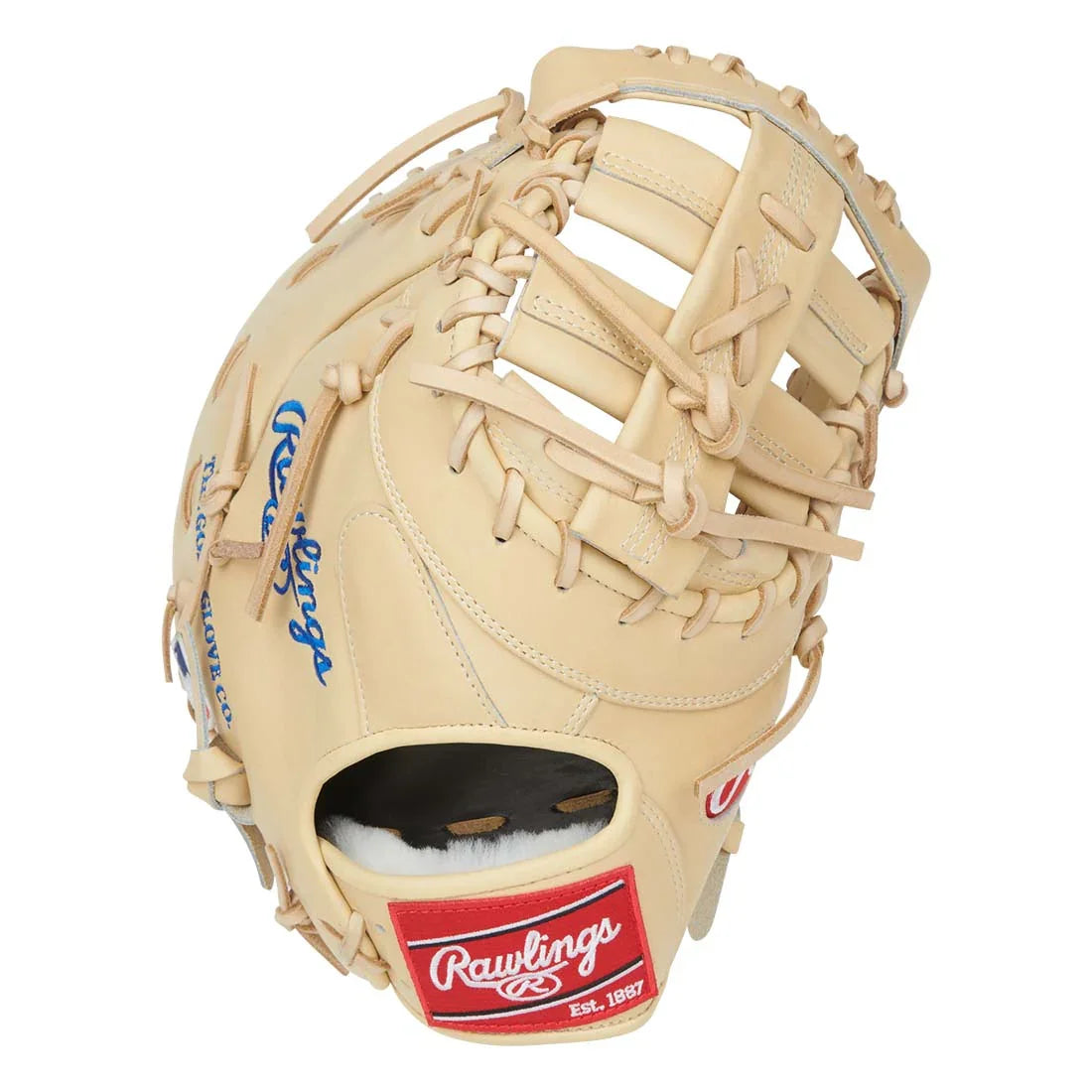 Rawlings Pro Preferred PROSBH3 13" Bryce Harper First Base Mitt – Blonde, Single Post Double Bar, kip leather, stiff player break-in