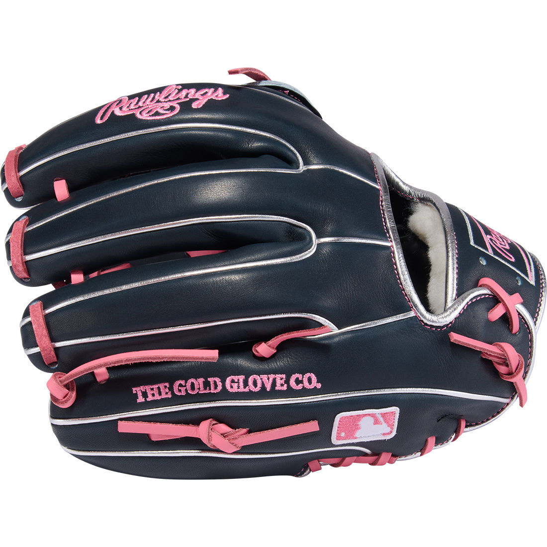 rawlings navy pink silver pro preferred infield glove
