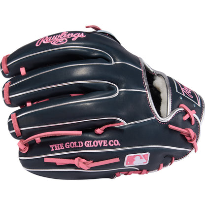 rawlings navy pink silver pro preferred infield glove
