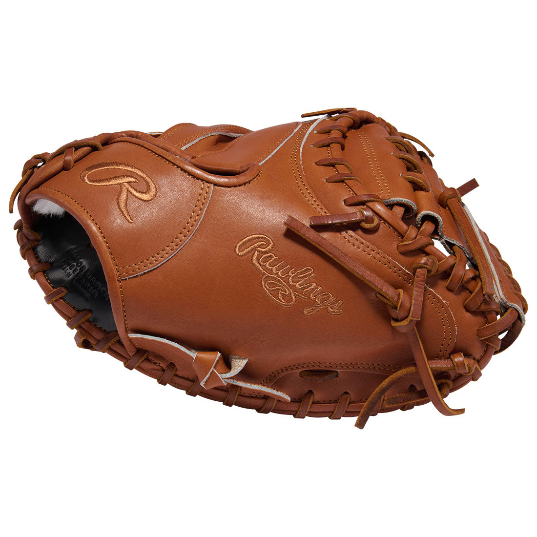 Rawlings Pro Preferred catcher-specific pattern mitt side profile