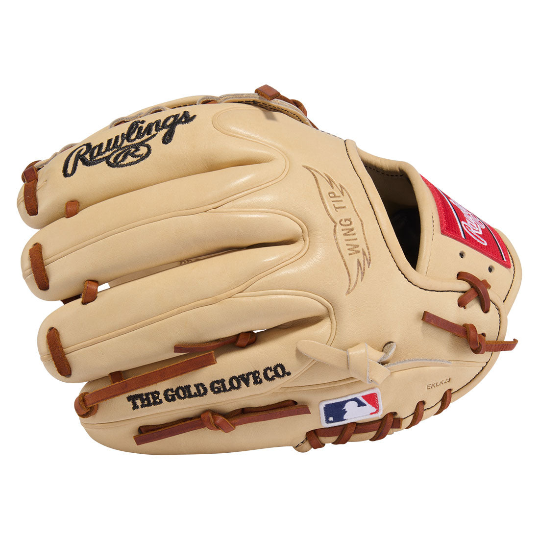 Rawlings Heart of the Hide steerhide infield baseball glove side profile