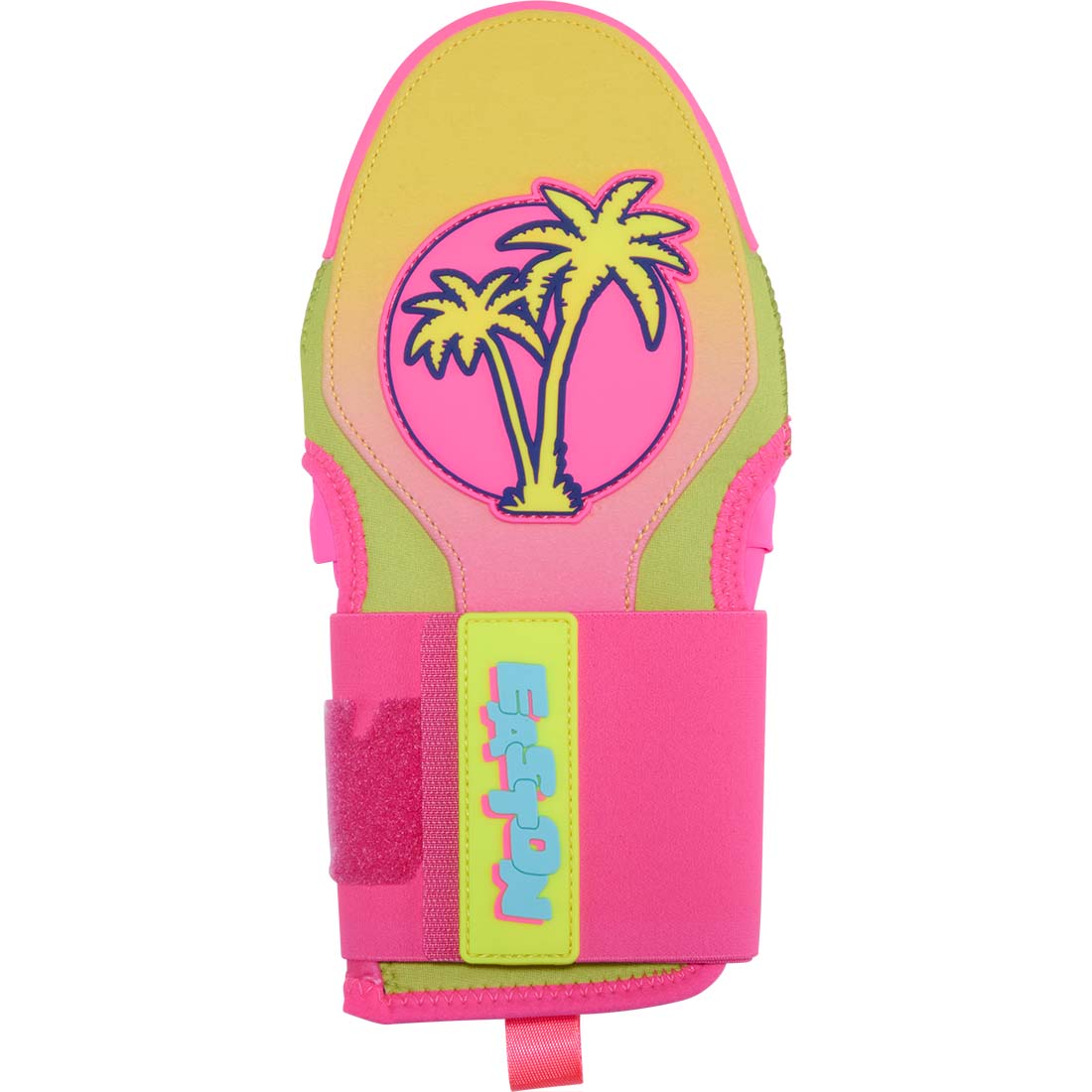 Palm Tree Easton Spring Break Collection Sliding Mitt: ESLDMITT on a white background