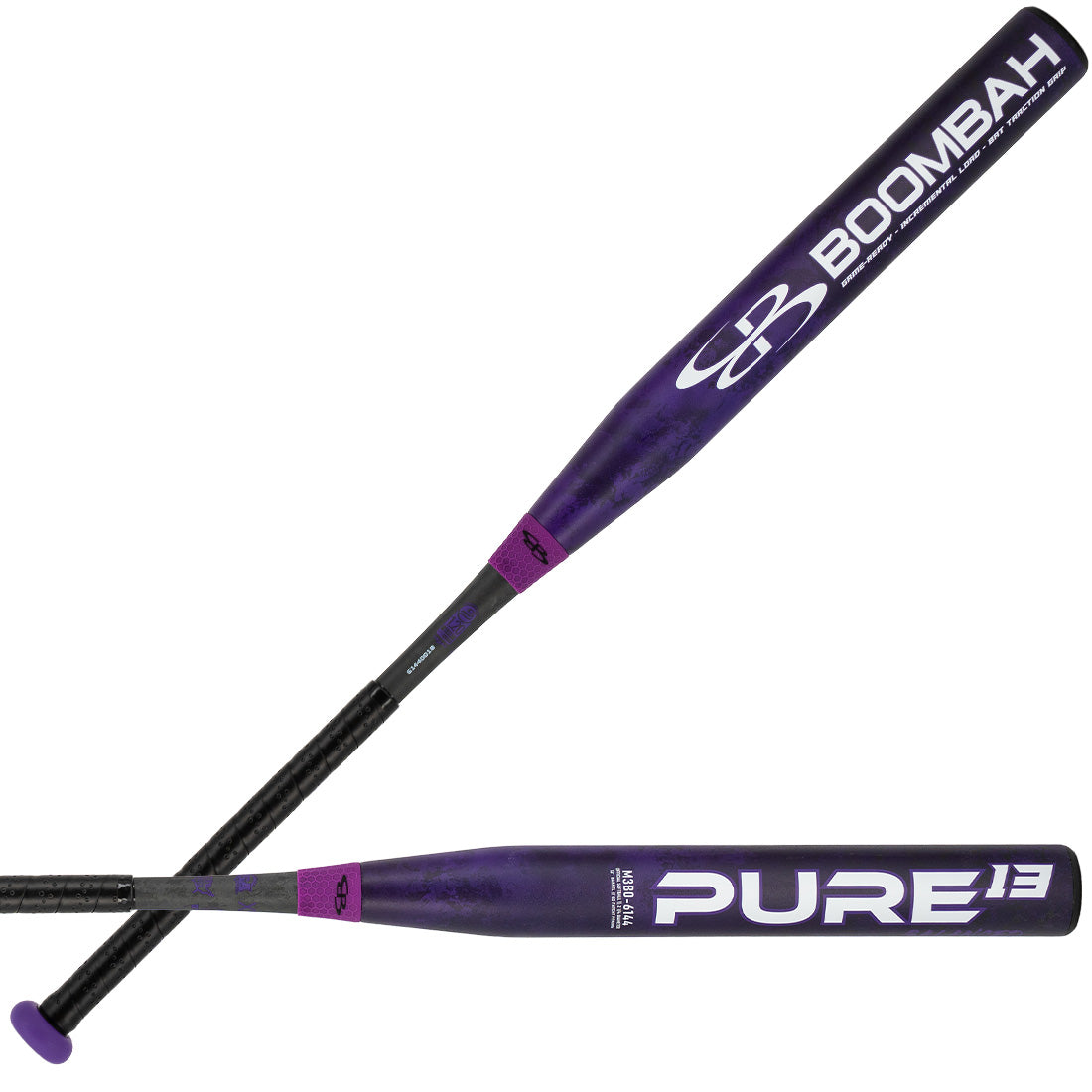 Boombah Pure Purple 13" Balanced Slowpitch Softball Bat: M2B0-6144