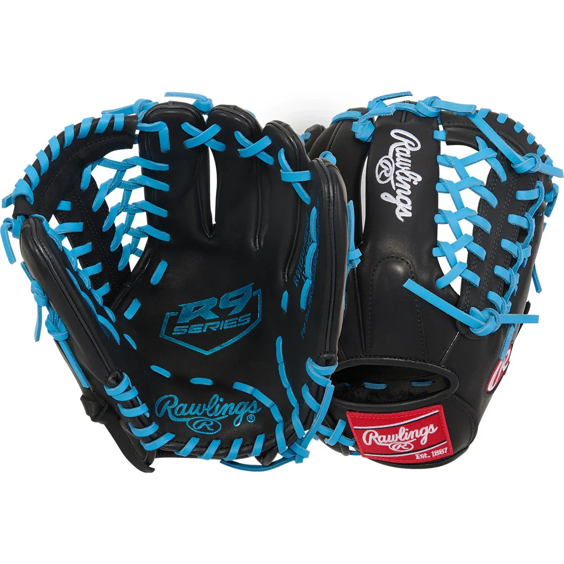 Rawlings R9 Contour 11.5" Infield Baseball Glove: R9115U-2BCB