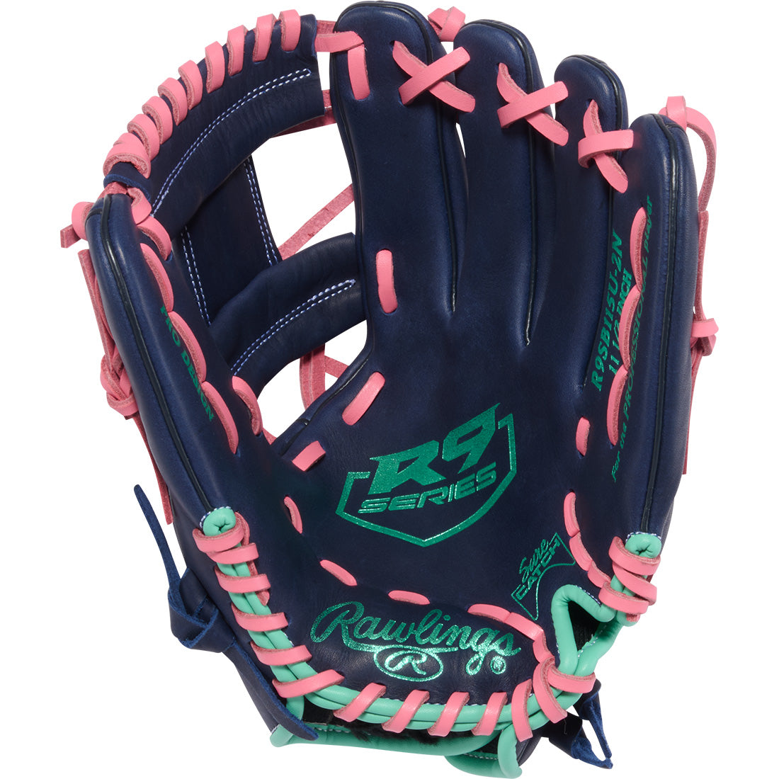 rawlings r9 full grain leather softball infield glove