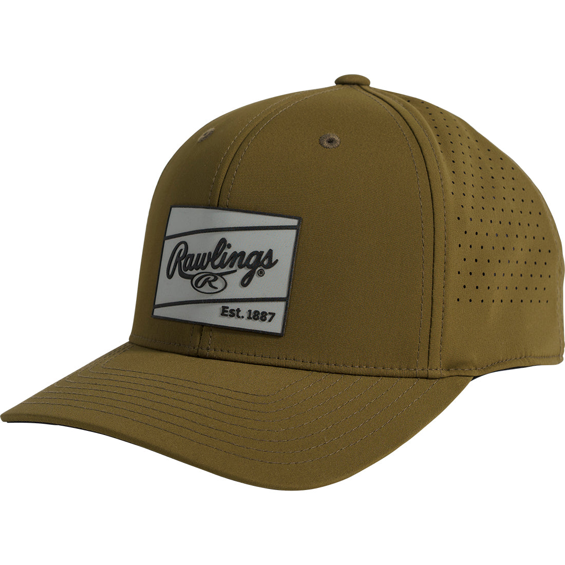 Rawlings Performance Snapback Hat: Military Green