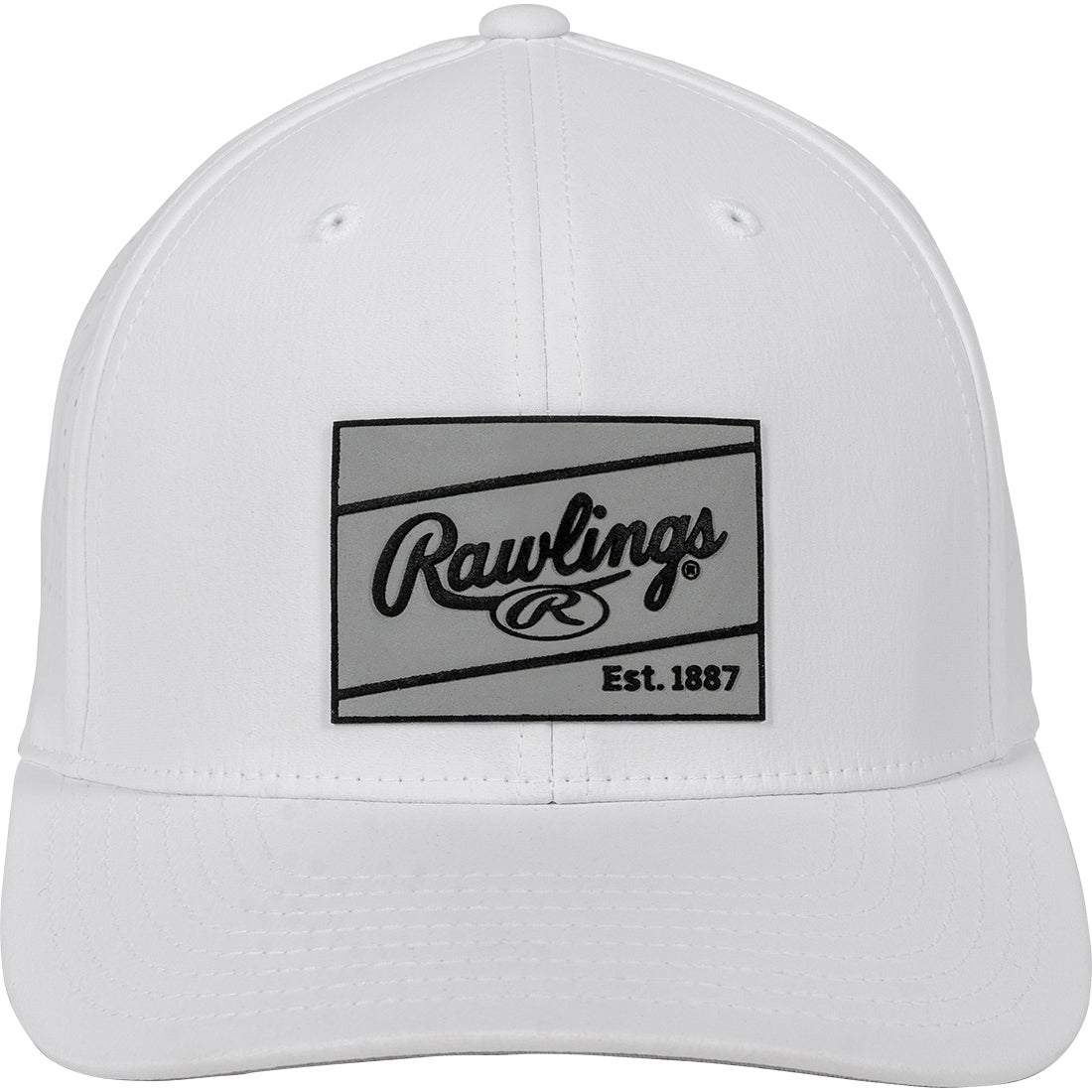 Rawlings Performance Snapback Hat: White