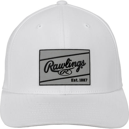 Rawlings Performance Snapback Hat: White