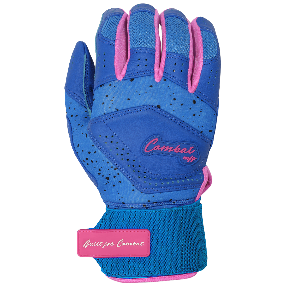 COMBAT MFG Cookie Jar Long Strap Batting Gloves: Royal