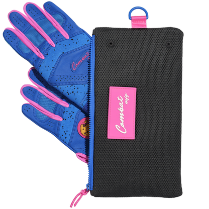 COMBAT MFG Cookie Jar Long Strap Batting Gloves: Royal