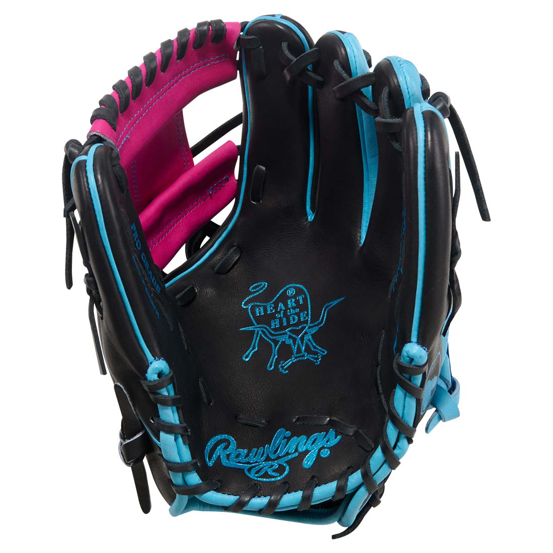 Rawlings Heart of the Hide Spring Break Edition 11.5" Infield Baseball Glove: PROR204-2BBE on a white background